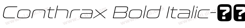 Conthrax Bold Italic字体转换 Conthrax Bold Italic字体转换